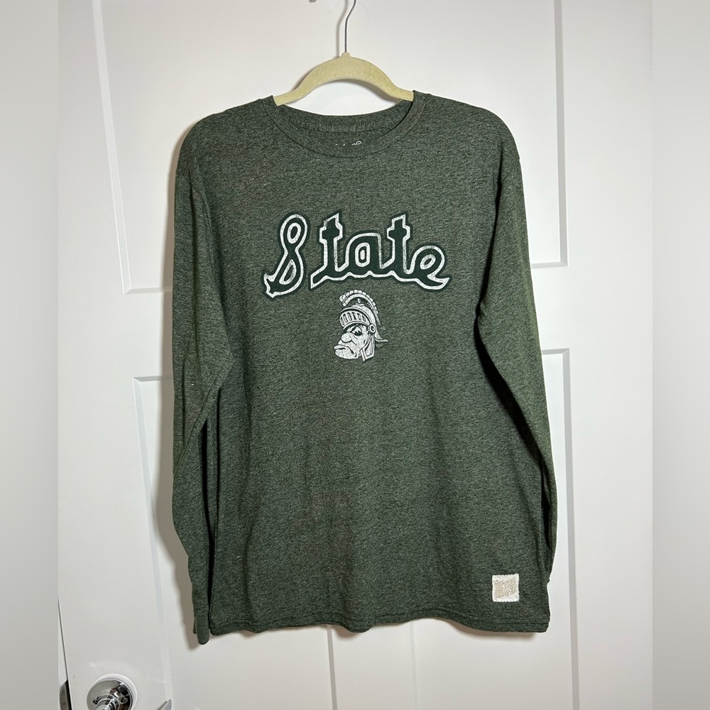 Men’s large Michigan State long sleeve t shirt, worn once